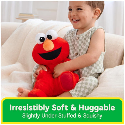 GUND Sesame Street Official Oh So Snuggly Elmo Plush, Plush Muppet, Sensory Toy, Sesame Street Stuffed Animals for Babies and Infants, Red, 12.5”