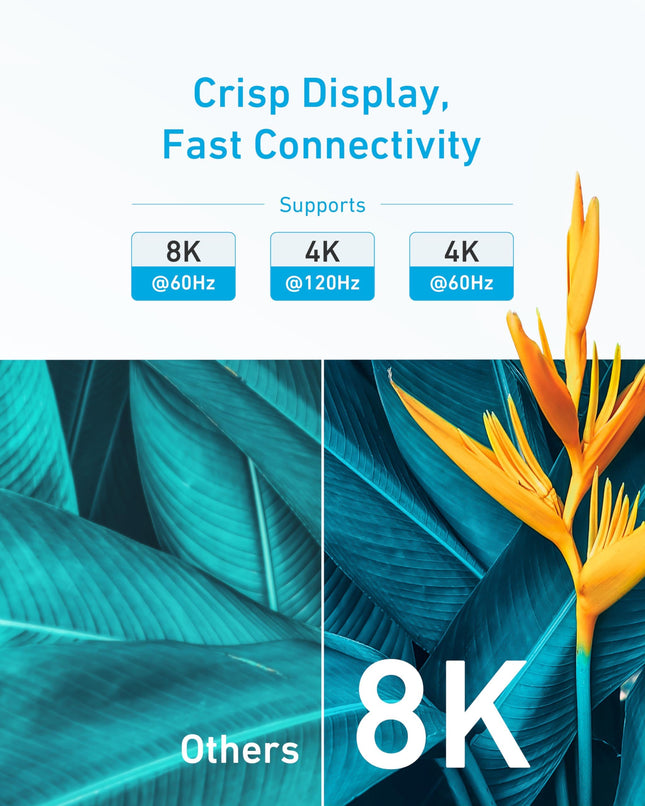 Câble HDMI Anker 8K@60Hz, Câble HDMI Ultra HD 0,9 m 4K@120Hz, Certifié Haute Vitesse 48Gbps, Compatible avec PlayStation 5, Xbox, TV Samsung et plus
