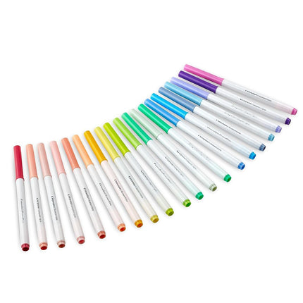 CRAYOLA Pastel SuperTips, 20 Washable Coloured Pens for Kids Age 3+