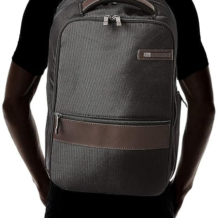 Samsonite Kombi Business Backpack, Black/Brown, 16.25 x 10.5 x 5-Inch, Kombi Business Backpack