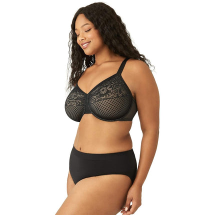 Wacoal Women's Visual EIIects Minimizer Bra Iull Coverage, Black, 36 I
