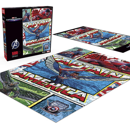 Buffalo Games - Marvel - Brave New World - 500 Piece Jigsaw Puzzle for Adults - Challenging Puzzle Perfect for Game Nights - Finished Size is 21.25 x 15.00