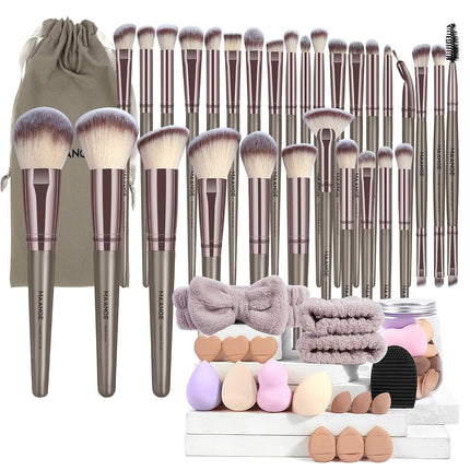 MAANGE Makeup Brushes 51 Pcs Makeup Kit, Multi-fun