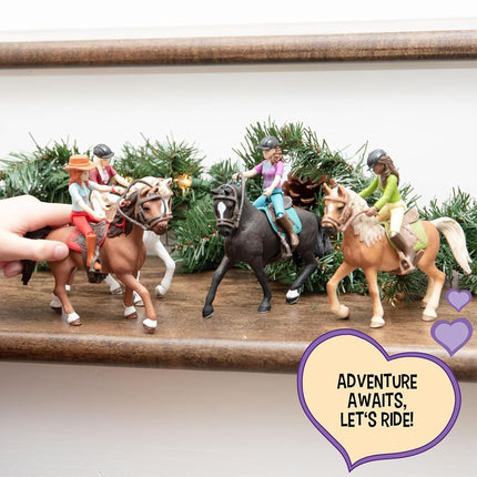 Schleich Horse Club - 40Pc Horse and Rider Playset with Accessories | 72221