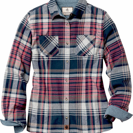 Legendary Whitetails Women’s Long Sleeve Plaid Fla