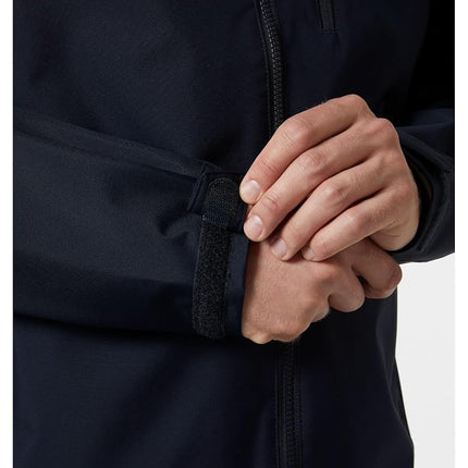 Helly Hansen Men's Crew Hooded Jacket 2.0, Navy, 2XL