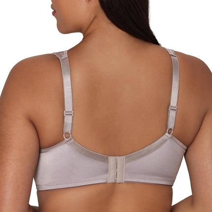Playtex Women's 18-Hour Ultimate Lift Wireless Full-Coverage Bra, Single Or 2-Pack, Opaque, Warm Steel, 40B
