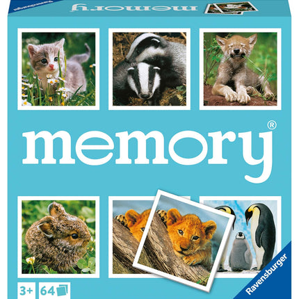 Ravensburger Animal Babies Memory Game - Matching 