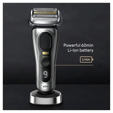 Braun Series 9 9517s PRO+ Electric Razor for Men, 5 Pro Shave Elements & Precision Long Hair ProTrimmer, Charging Stand, Braun�s Best for Smooth Skin, Wet & Dry Electric Razor with 60min Runtime