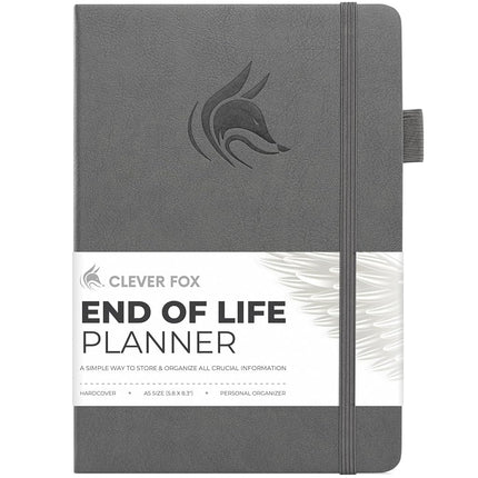 Clever Fox End of Life Planner (Gray, A5 (5.8'' x 