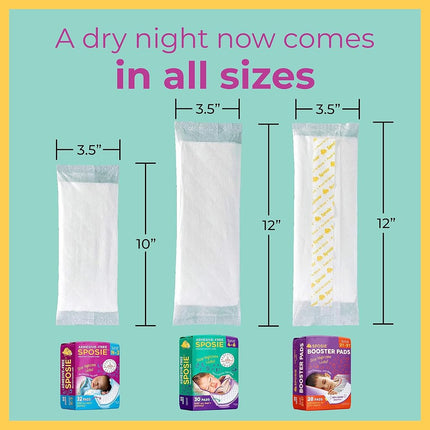Select Kids Booster Pads Diaper Doubler pack/30