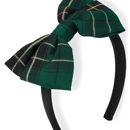 The Children's Place Accessoires de mode pour filles, Bandeau à carreaux verts, TAILLE_UNIQUE