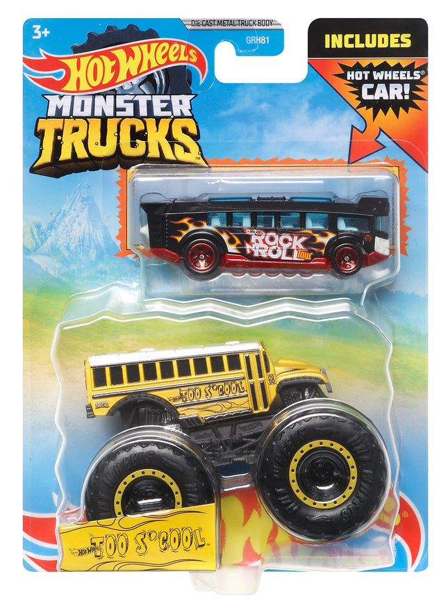 Hot Wheels Monster Truck Too S Cool Includes car