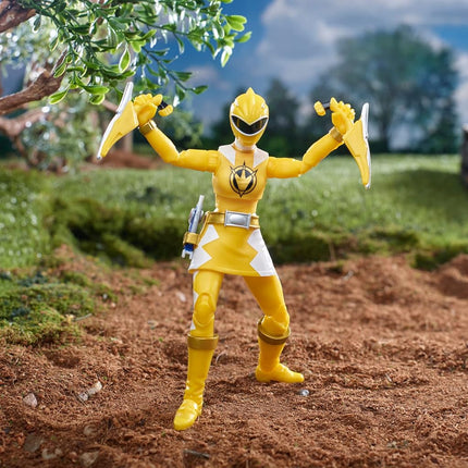 Figura de acción de los Power Rangers Lightning Collection | Ranger amarillo de Dino Thunder
