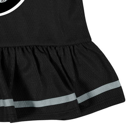 Gerber NFL Oakland Raiders Conjunto de vestido de fútbol de 2 piezas para bebé niña, negro, 3-6 meses