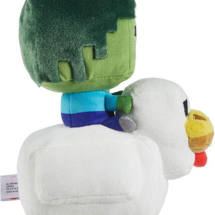 Minecraft 8 Inch Zombie Chicken Jockey Plush