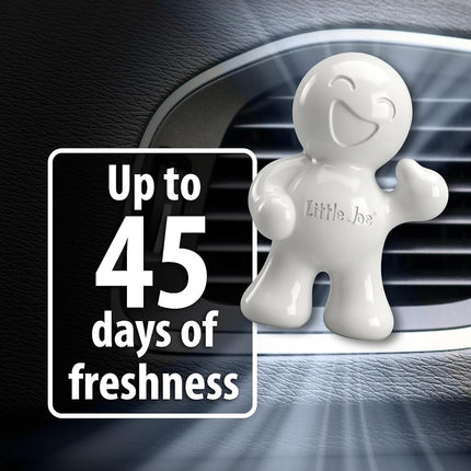 Little Joe 96401-6PK New Car Scent, Car Air Freshener, Clips to A/C Air Vent, Alcohol-Free Fragrance Oil, Non-Hazardous and Non-Toxic Plastic, Set of 6