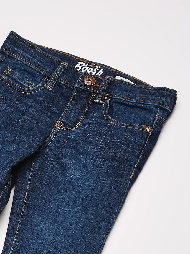 OshKosh B'Gosh Jean super skinny en denim pour fille, Bleu marine, 12
