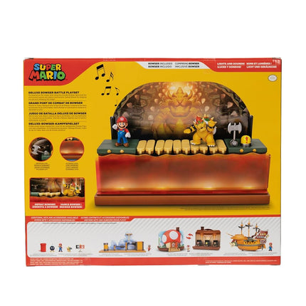 Super Mario Deluxe Bowser Battle Playset