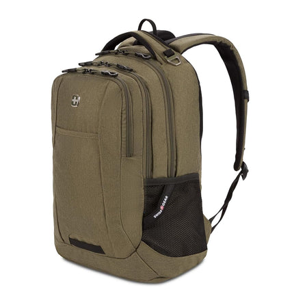 SWISSGEAR Cecil Laptop Backpack Fits up to 16-Inch Laptop, Daypack for Travel and Work, Olive, 18-Inch