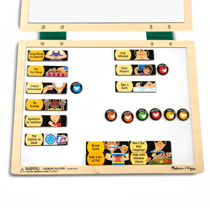 Melissa & Doug Flair Gráfico magnético de responsabilidad, multicolor, 3789