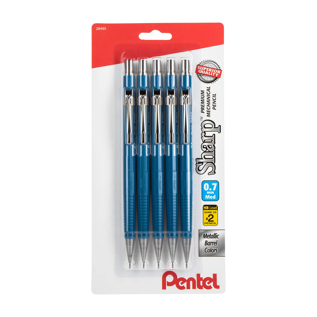 Pentel Sharp Mechanical Pencil (0.7mm), Blue Barre