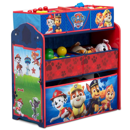 Delta Children, Paw Patrol 6-Bin Toy Storage Organiser, Large