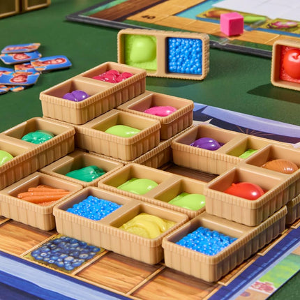 Market Fresh Board Game – Fun Strategy Tile Placement Game for Children, Teens and Adults – Ages 8+ – 1-4 Players – 45 Mins. – Family Games - English Version