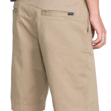 Volcom Men's Vmonty Stretch Chino Short, Khaki, 38