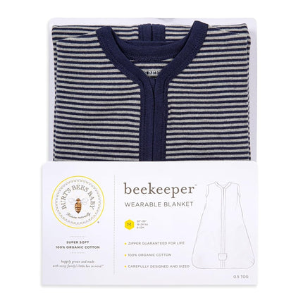 Burt's Bees Baby Manta portable de tela de abeja para bebé, 100% algodón orgánico unisex, para niña o niño, saco de transición para envolver – Peso ligero 0.5 TOG o peso medio 1.5 TOG – Ropa de dormir esencial para recién nacido,