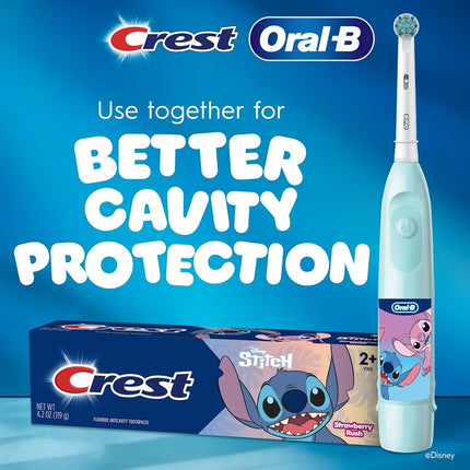 Oral-B Kid's Electric Battery Powered Toothbrush, Featuring Extra Soft Color Changing Bristles, for Ages 3+