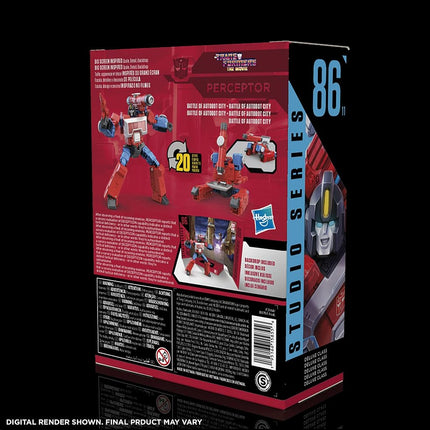 Transformers Toys Studio Series 86-11 Deluxe Class The Transformers: The Movie Perceptor Action Figure - Ages 8 and Up, 4.5-inch