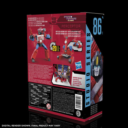 Transformers Toys Studio Series 86-11 Deluxe Class The Transformers: The Movie Perceptor Action Figure - Ages 8 and Up, 4.5-inch