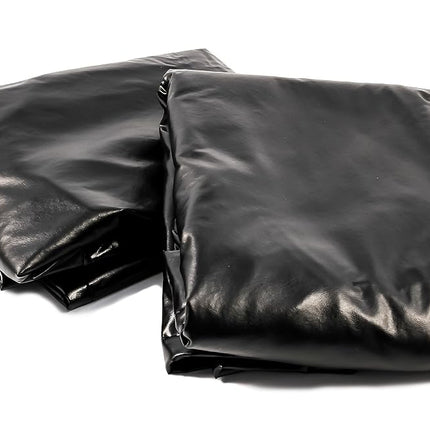 Camco Camper/RV Tire Protectors | Features Buckle and Strap Design for Easy Installation & Fits Wheels 40-Inches to 42-Inches | Crafted of Black Vinyl | 2-Pack (45251)