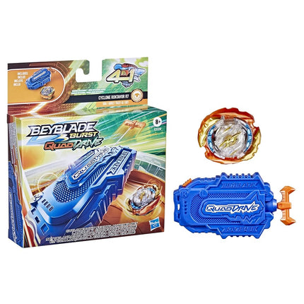 Beyblade Burst QuadDrive Cyclone Roktavor R7 Launcher Fury Set Battling Top Toy