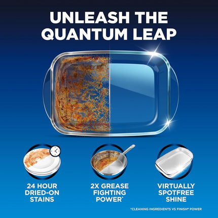 Finish - Quantum - 82ct - Dishwasher Detergent - Powerball - Ultimate Clean & Shine - Dishwashing Tablets - Dish Tabs