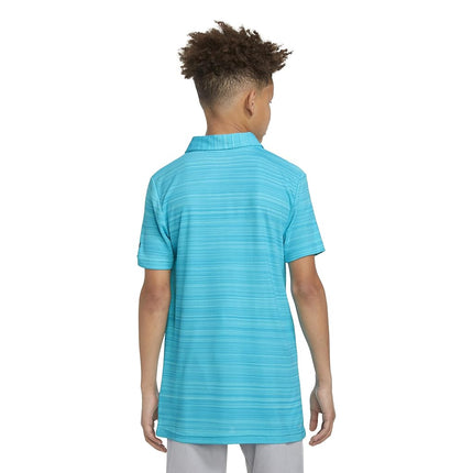 Hurley Boys' Performance Polo Shirt, Aurora Green Heather, Medium