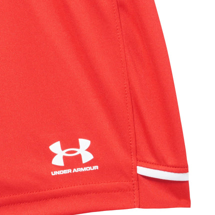 Under Armour boys Challenger Shorts Shorts, (600) Red / / White, S
