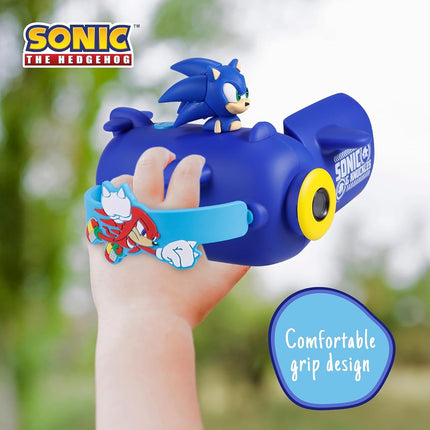 Sonic - Sonic & Knuckles HD Camcorder for Kids, Video Camera with Selfie Mode, Digital Zoom, Micro SD, Single Pack