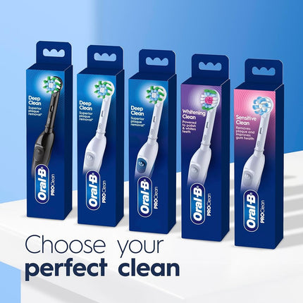 Oral B Pro 100 Precision Clean, Battery Power Toothbrush, White