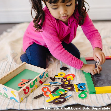 Melissa & Doug Deluxe Magnetic Letters and Numbers Set with 89 Wooden Magnets