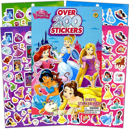 Disney Princess Series Sticker Book Over 200+ - Pe