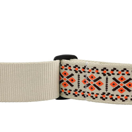 Fender Pasadena Woven Guitar Strap - LATTICE ORNG