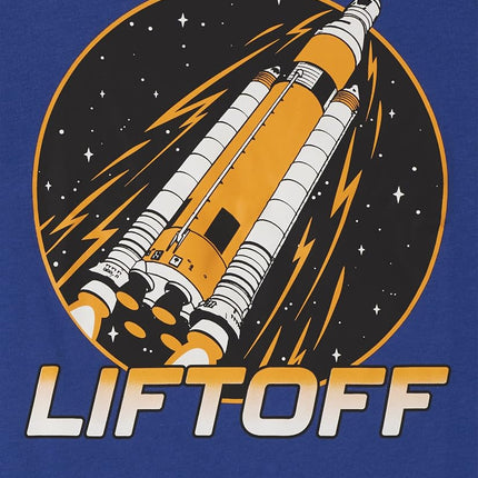 The Children's Place Boys Short Sleeve Graphic T- Shirt 2-Pack, Liftoff/Astronaut, X-Large