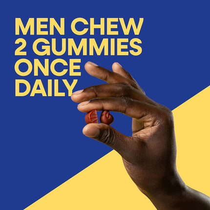 Nature's Way Alive! Men's Gummy Multivitamin, High Potency B-Vitamin Complex, Supports Muscle Function*, Fruit Flavored, 60 Gummies