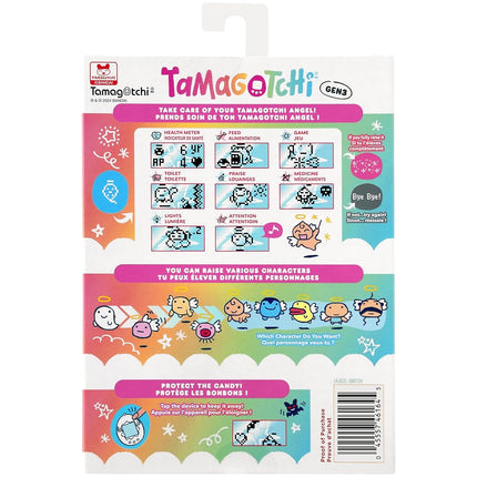 Tamagotchi Original Angel Tiara (P3) - Digital Pet with Angel Shell Design and Three-Dimensional Wings