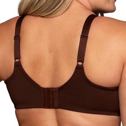 Vanity Fair Women's Full Figure Beauty Back Smoothing Bra, 4 Way Stretch Fabric, Lightly Lined Cups Up to H, Opaque, Underwire-Cappuccino, 40C