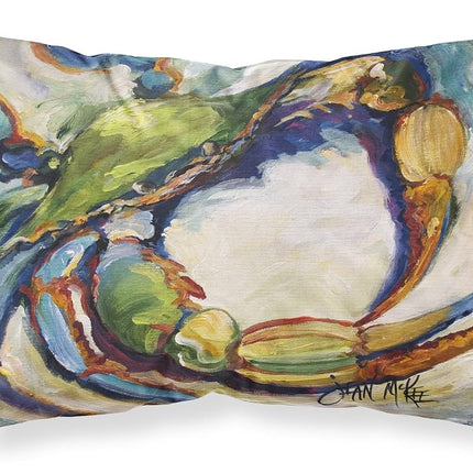 Caroline's Treasures JMK1091PILLOWCASE Blue Crab Fabric Standard Pillowcase, Standard, Multicolor