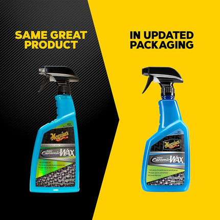 Meguiar's Hybrid Ceramic Wax, 769 ml | Simple Spray On and Rinse Off Application for Fast Protection | Delivers Long Lasting Ceramic Coating Benefits | Creates Extreme Water Beading