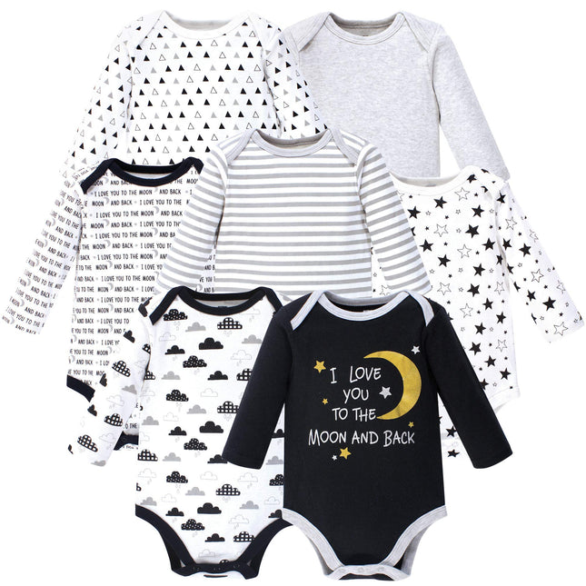 Hudson Baby unisex-baby Cotton Long-sleeve Bodysui